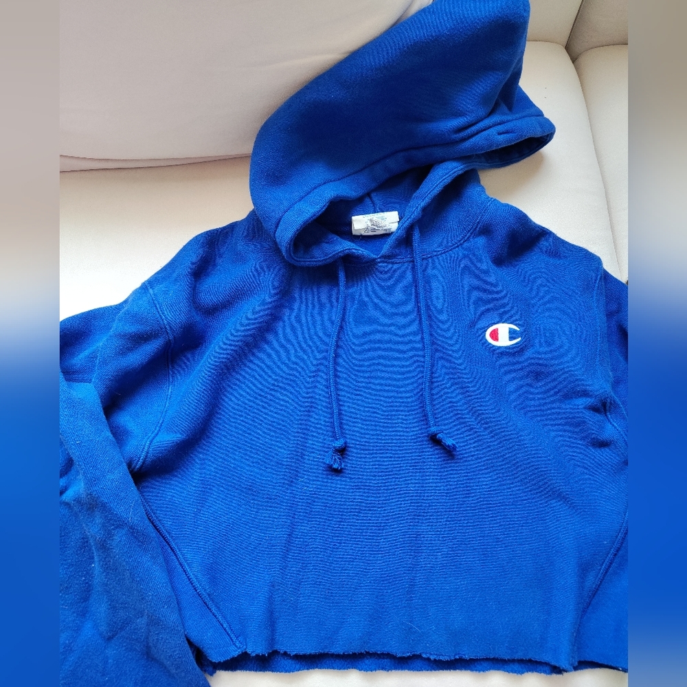 Champion Blue Pullover Hoodie
